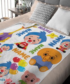 Premium Plim Plim & Friends Collage Cute Blanket Fleece Customized Blanket - Image 2