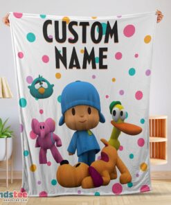 Premium Pocoyo And Friends Blanket Fleece Customized Blanket
