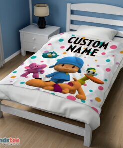 Premium Pocoyo And Friends Blanket Fleece Customized Blanket - Image 3