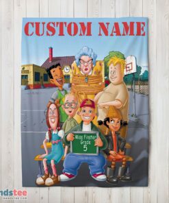 Premium Recess Cartoon Miss Finster Grade 5 Blanket Fleece Customized Blanket