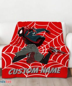 Premium Spider Man Into The Spider Verse Miles Morales Blanket Fleece Customized Blanket - Image 3