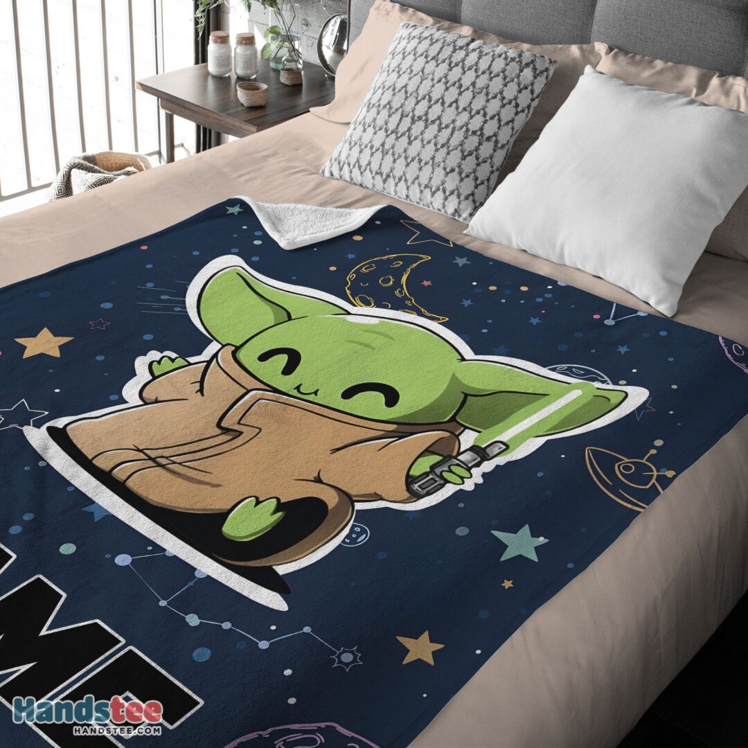 premium-star-wars-baby-yoda-astronomy-blanket-fleece-customized-blanket-mk-03 Premium Star Wars Baby Yoda Astronomy Blanket Fleece Customized Blanket - Image 4