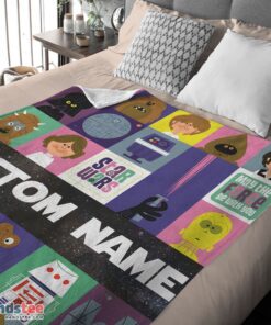 Premium Star Wars Characters Cartoon Cute Customized Blanket - Image 4