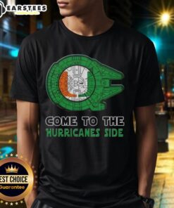 Premium Star Wars Miami Hurricanes T-Shirt featuring iconic designs for fans and collectors of both franchises.