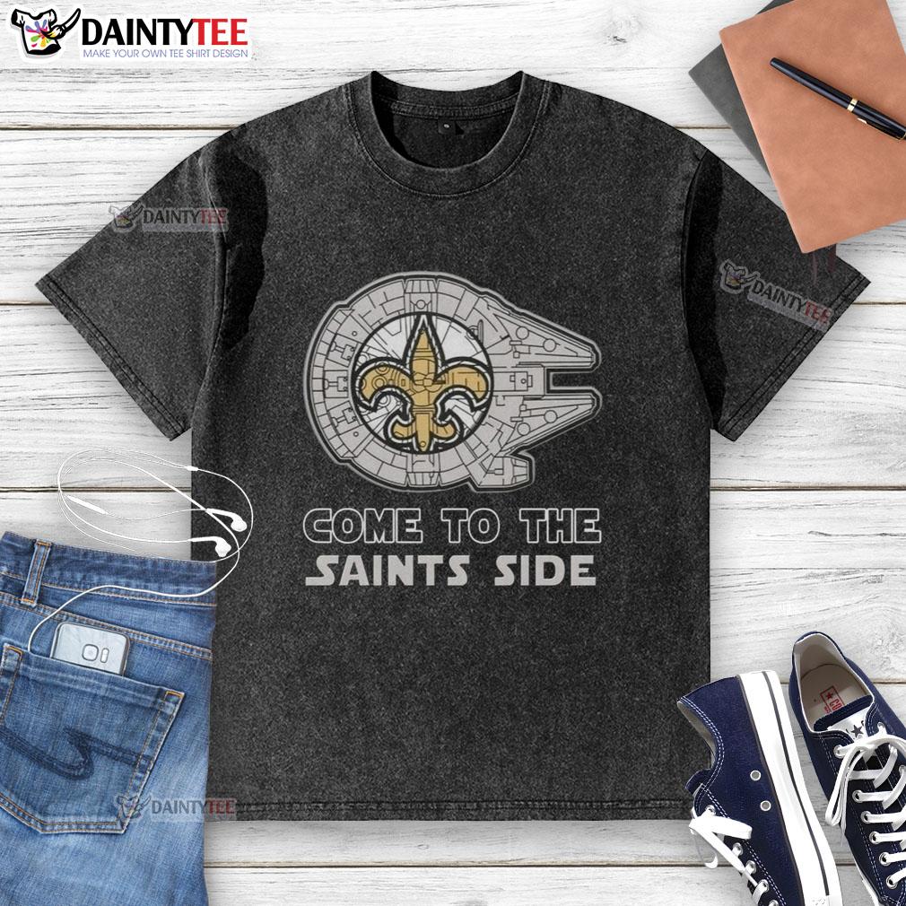 premium-star-wars-come-to-the-new-orleans-saints-side-washed-t-shirt Premium Star Wars Come to the New Orleans Saints Side Washed T-Shirt featuring a unique design for fans and collectors.