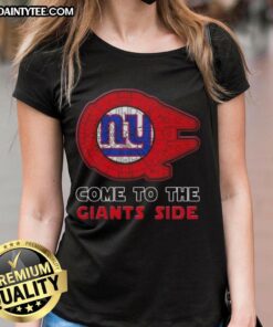 Premium Star Wars New York Giants ladies tee showcasing a stylish design perfect for fans and casual wear.