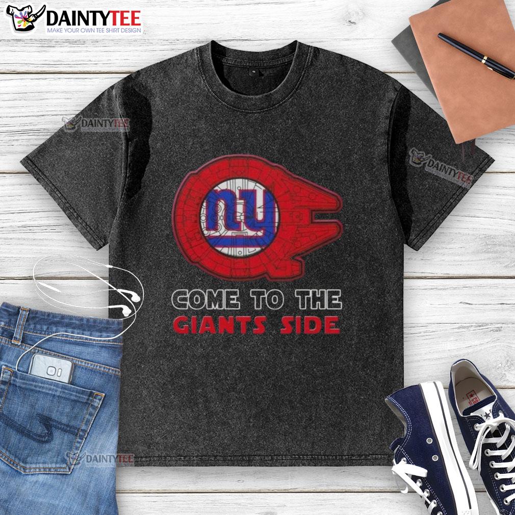 premium-star-wars-come-to-the-new-york-giants-side-washed-t-shirt Premium Star Wars New York Giants Side Washed T-Shirt featuring iconic Star Wars graphics and team logo.