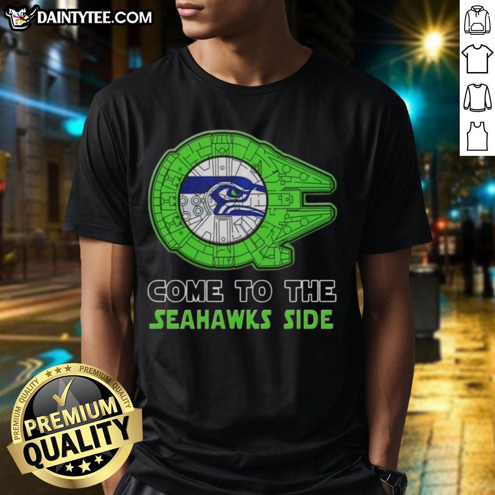 premium-star-wars-come-to-the-seattle-seahawks-side-t-shirt Alt Text: Premium Star Wars Seattle Seahawks t-shirt featuring iconic characters and team logo, perfect for fans and collectors.