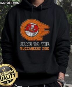 Premium Star Wars Tampa Bay Buccaneers side hoodie featuring iconic designs and team colors for ultimate fan style.