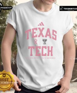 Premium Texas Tech Red Raiders Sideline 2025 Breast Cancer Health Awareness T-Shirt in vibrant team colors, promoting awareness.