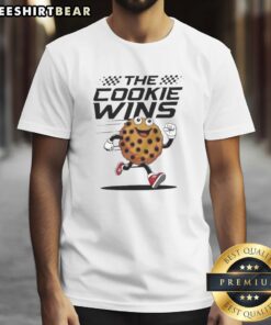 Alt Text: Premium The Cookie Wins New Jersey Devils T-Shirt featuring a bold design, perfect for hockey fans and casual wear.