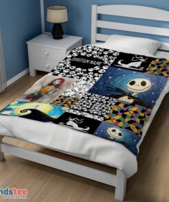 Premium The Nightmare Before Christmas Jack Skellington Sally Zero Halloween Customized Blanket - Image 3