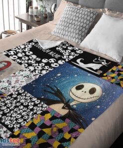 Premium The Nightmare Before Christmas Jack Skellington Sally Zero Halloween Customized Blanket - Image 4