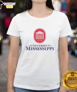 Premium University of Mississippi Est 1948 Ladies Tee in stylish design for Ole Miss fans, showcasing school spirit.