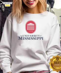 Alt Text: Stylish Premium University of Mississippi Est 1948 sweatshirt, perfect for fans and alumni showcasing school pride.