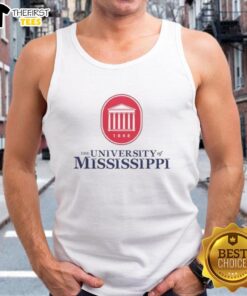 Alt Text: Premium University of Mississippi Est 1948 tank top featuring a classic design, perfect for casual wear and school spirit.