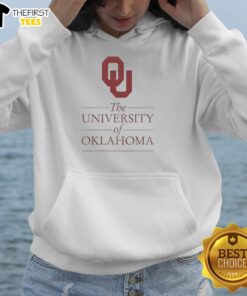 Premium University of Oklahoma hoodie in crimson, featuring the iconic university logo and comfortable design.