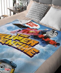 Premium Thomas & Friends The Super Engine Poster Blanket Fleece Customized Blanket - Image 4
