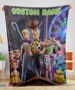 Premium Toy Story 4 Poster Blanket Fleece Customized Blanket