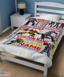Premium Transformers Optimus Prime & Bumblebee Blanket Fleece Customized Blanket - Image 3