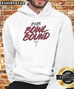 Alt Text: Premium Troy Trojans Football 2025 Bowl Bound Hoodie in navy blue, showcasing team spirit and style for fans.