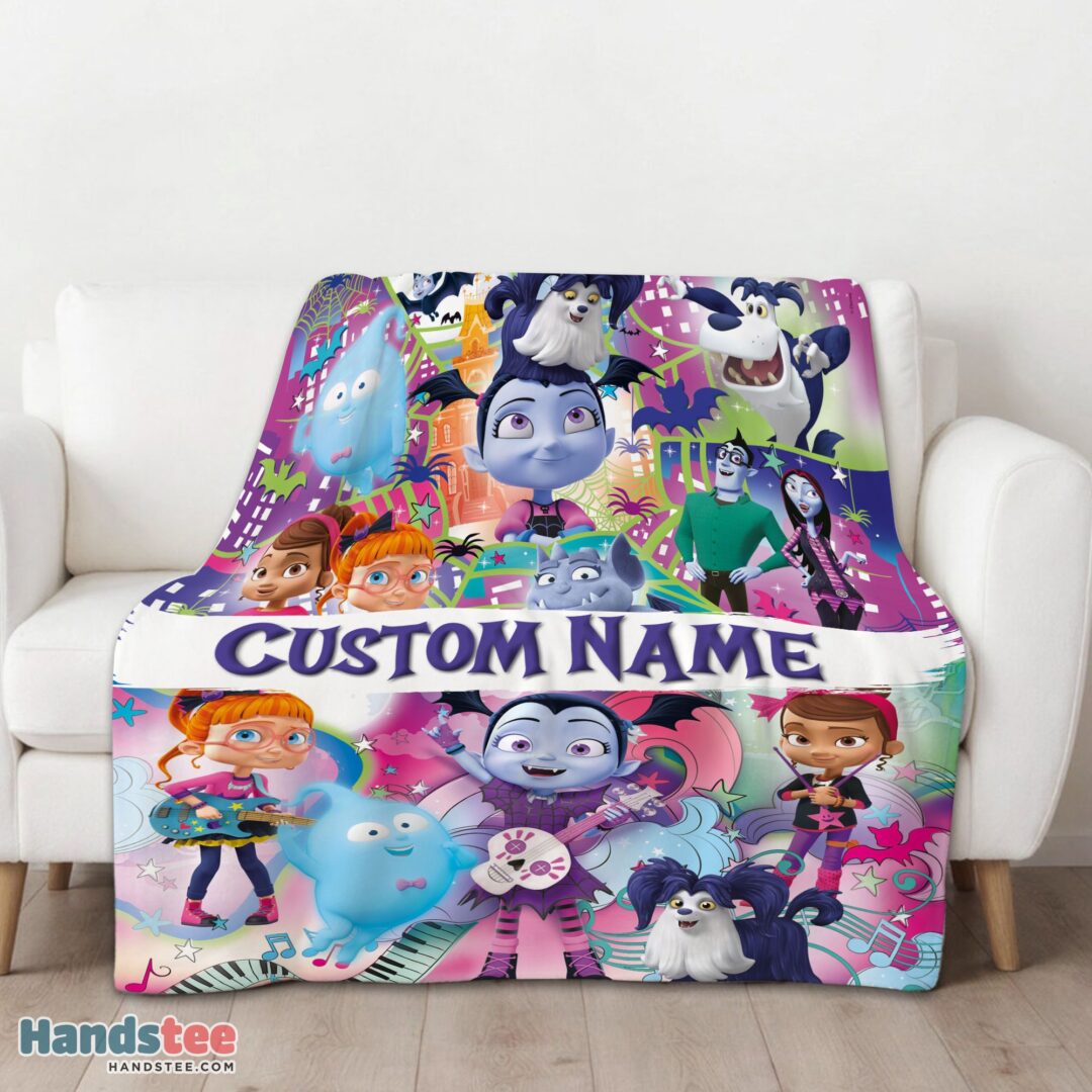 premium-vampirina-friends-blanket-fleece-customized-blanket-mk-01 Premium Vampirina & Friends Blanket Fleece Customized Blanket - Image 3