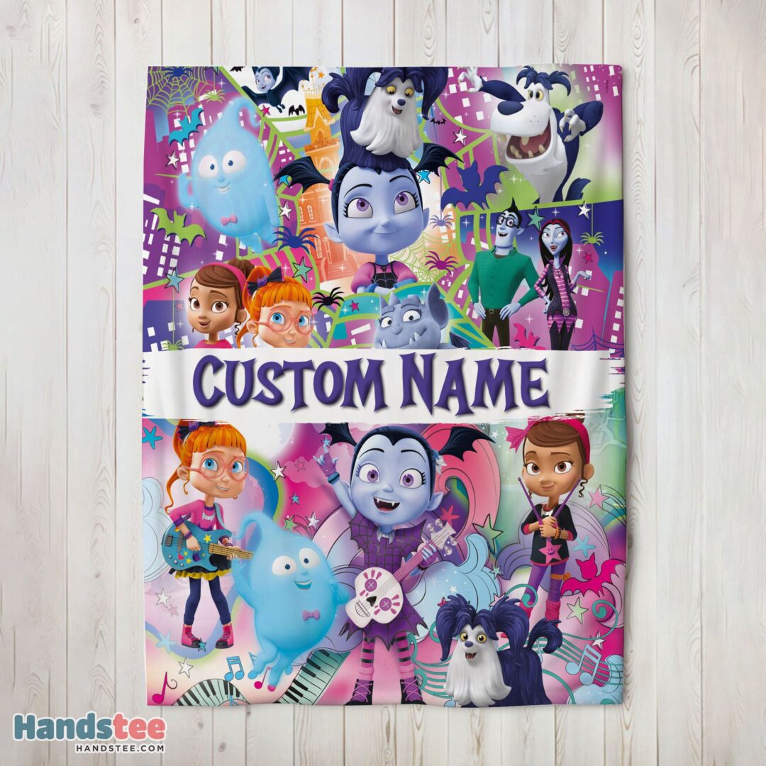 premium-vampirina-friends-blanket-fleece-customized-blanket-mk-02 Premium Vampirina & Friends Blanket Fleece Customized Blanket