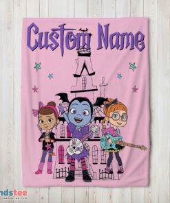Premium Vampirina With Poppy Peepleson & Bridget Drawing Blanket Fleece Customized Blanket