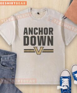 Premium Vanderbilt Commodores Anchor Down T-Shirt - Image 6