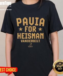 Premium Vanderbilt Commodores Football Diego Pavia for Heisman ladies tee showcasing team pride and style.