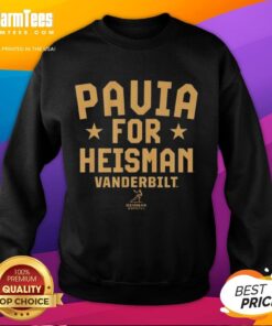 Alt Text: Premium Vanderbilt Commodores Football Diego Pavia for Heisman sweatshirt featuring bold team graphics and soft fabric.