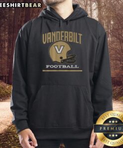 Premium Vanderbilt Football Vintage Helmet T-Shirt - Image 2
