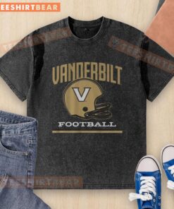 Premium Vanderbilt Football Vintage Helmet T-Shirt - Image 6