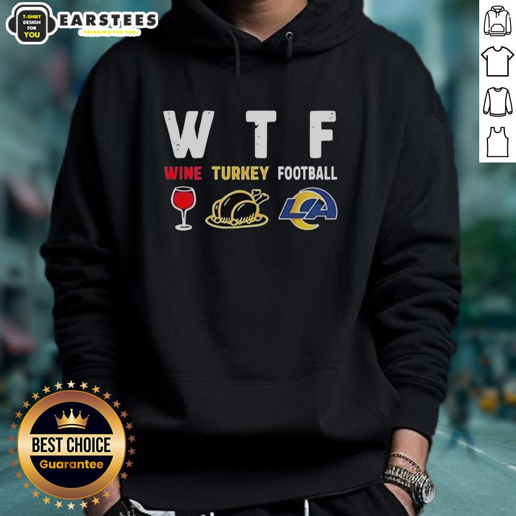 premium-wine-turkey-los-angeles-rams-football-thanksgiving-hoodie Premium wine-colored hoodie featuring Los Angeles Rams logo, perfect for Thanksgiving football fans.