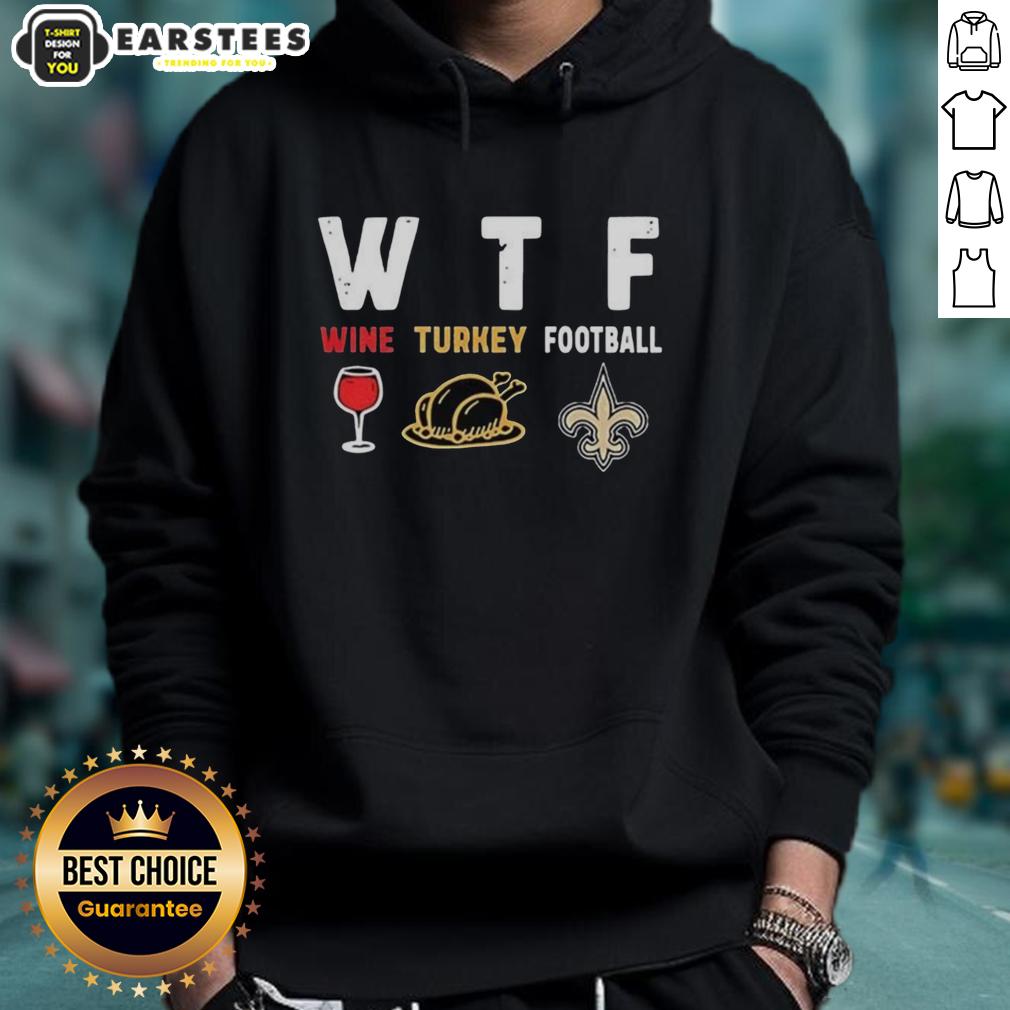 premium-wine-turkey-new-orleans-saints-football-thanksgiving-hoodie Premium wine-colored hoodie featuring New Orleans Saints logo, perfect for Thanksgiving football celebrations.