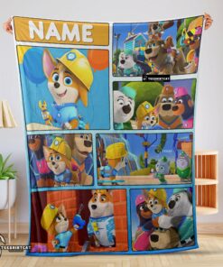 Pretty Cartoon PAW Patrol Baby Animals Blanket Fleece Customized Blanket