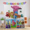 Pretty Cartoon Pocoyo Lovely Birthday Party Cute Blanket Fleece Customized Blanket