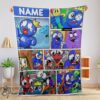 Pretty Cartoon Rainbow Friends Roblox Blanket Fleece Customized Blanket