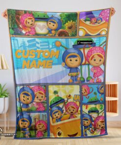 Pretty Cartoon Team Umizoomi Cute Blanket Fleece Customized Blanket