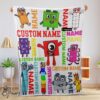 Pretty Colorful Number Blocks Blanket Fleece Customized Blanket