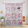 Pretty Cute Disney Cartoon The Aristocats Marie Blanket Fleece Customized Blanket