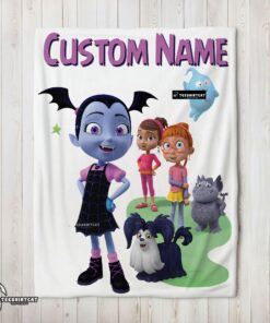 Pretty Cute Vampirina & Friends Blanket Fleece Customized Blanket
