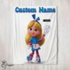 Pretty Disney Alice’s Wonderland Bakery Blanket Fleece Customized Blanket