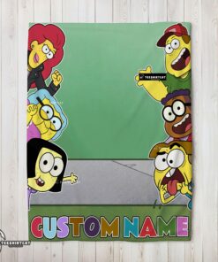 Pretty Disney Big City Greens Peeking Family Blanket Fleece Customized Blanket