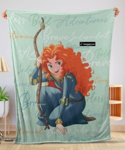 Pretty Disney Brave Merida Princess Blanket Fleece