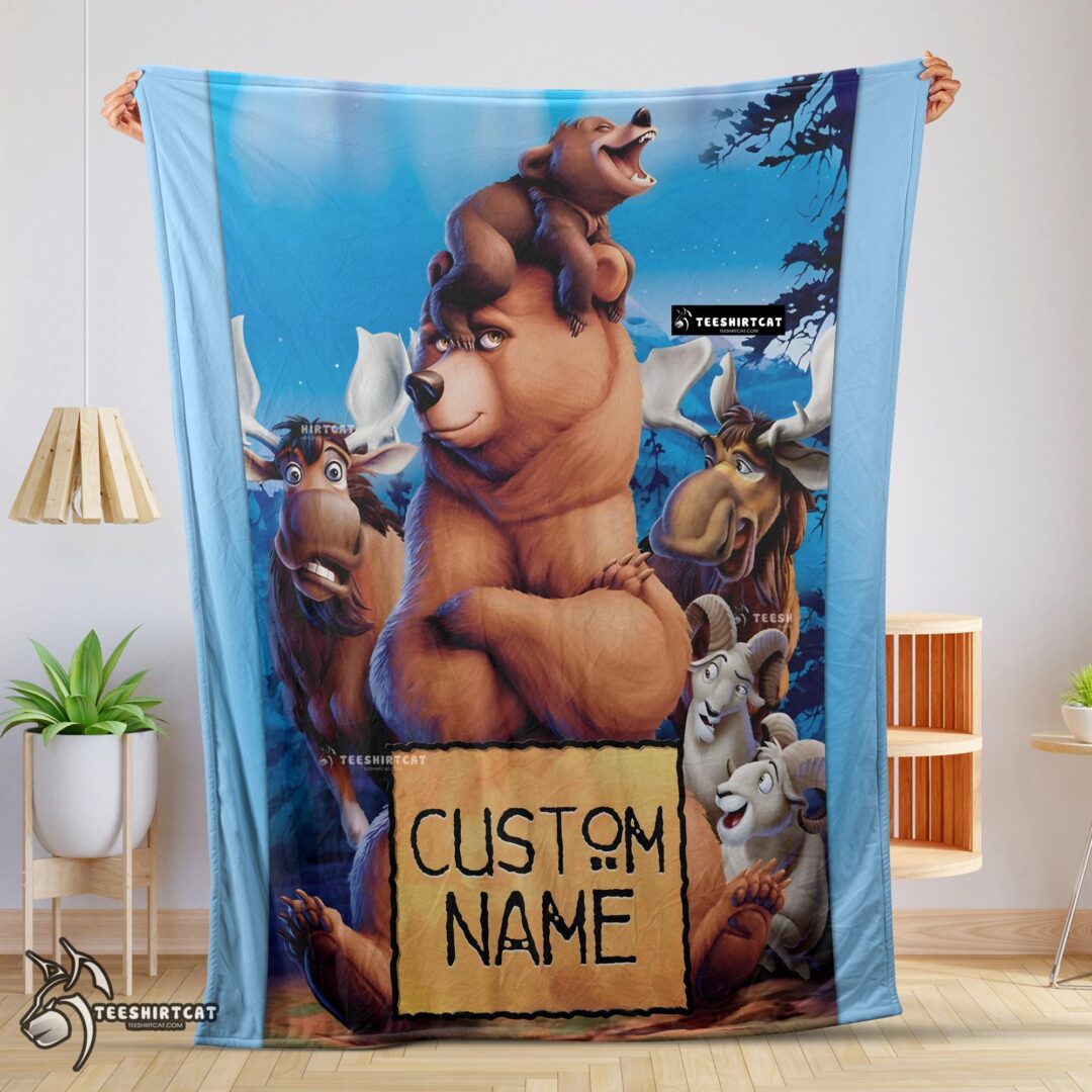 Pretty Disney Brother Bear Poster Blanket Fleece Customized Blanket
