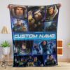 Pretty Disney Buzz Lightyear Collage Fleece Customized Blanket