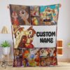 Pretty Disney Cartoon Chip And Dale Family Cute Blanket Fleece Customized Blanket