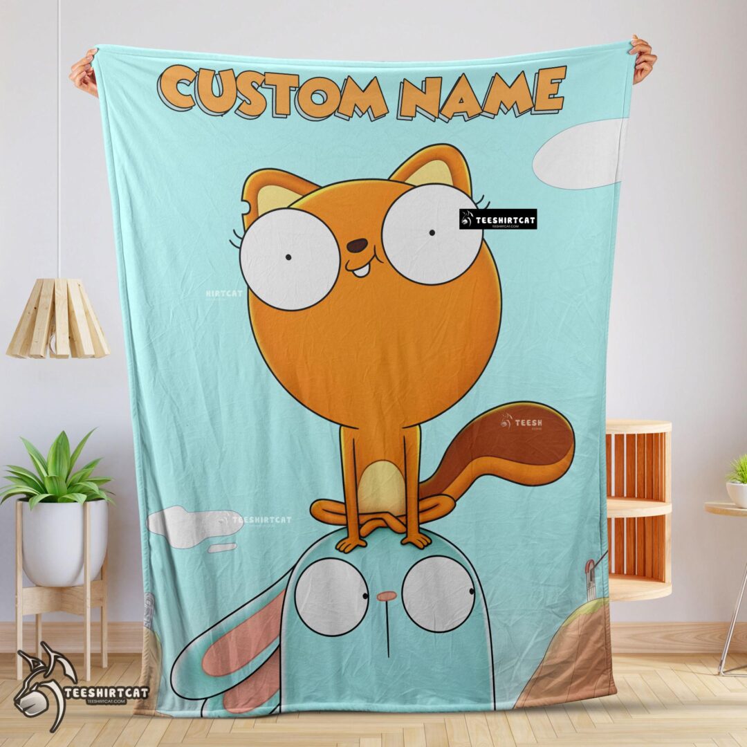 Pretty Disney Cartoon Kiff Blanket Fleece Customized Blanket