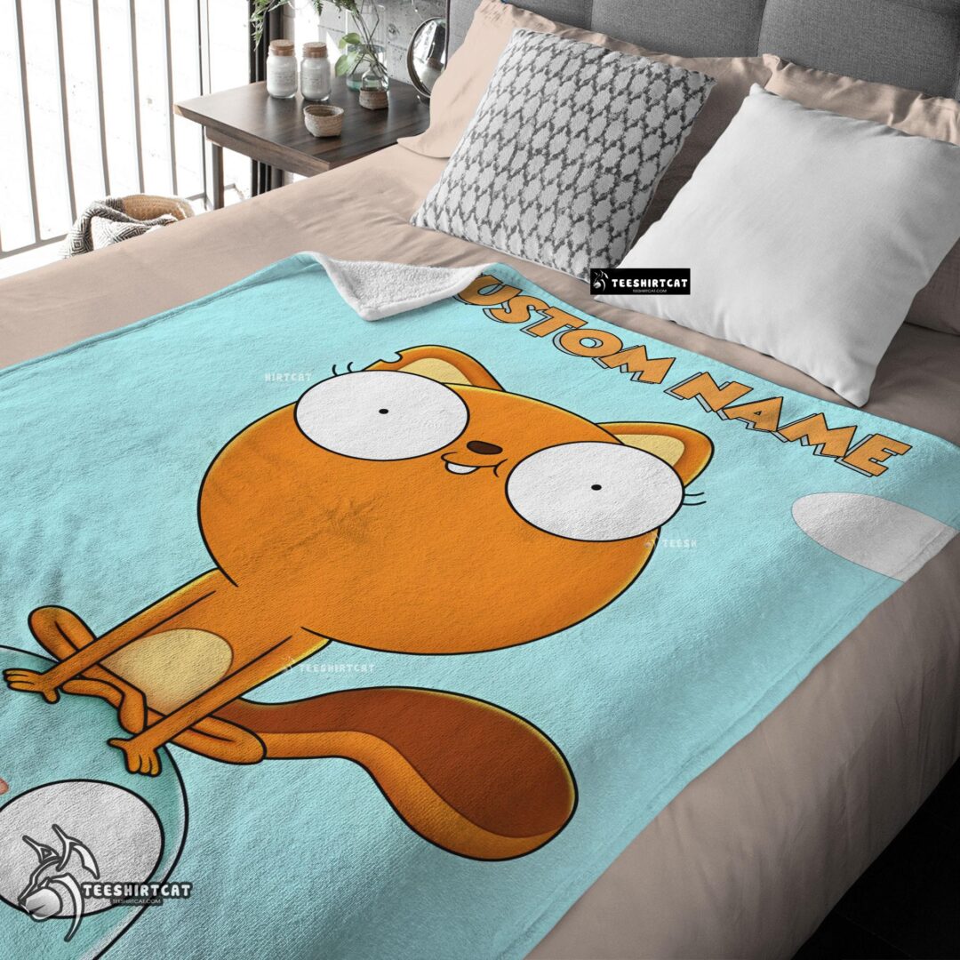 Pretty Disney Cartoon Kiff Blanket Fleece Customized Blanket